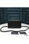Yves Saint Laurent Angie Chain Bag In Diamond-Quilted Lambskin Black/Gold