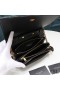Yves Saint Laurent Angie Chain Bag In Diamond-Quilted Lambskin Black/Gold