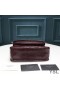Yves Saint Laurent Baby Niki Chain Bag In Crinkled And Quilted Leather Burgundy/Silver