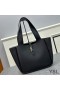Yves Saint Laurent Bea Tote In Grained Leather Black