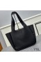 Yves Saint Laurent Bea Tote In Grained Leather Black