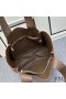 Yves Saint Laurent Bea Tote In Grained Leather Brown