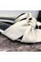 Yves Saint Laurent Bianca Slides In Smooth Leather White