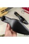 Yves Saint Laurent Blade Slingback Pumps In Smooth Leather Black