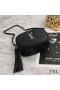 Yves Saint Laurent Blogger Bag In Leather Black/Silver
