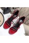 Yves Saint Laurent Cassandra 100 Sandals In Patent Leather with Black Logo Red