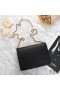 Yves Saint Laurent Cassandra Clasp Bag In Smooth Leather Black/Gold