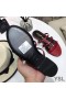 Yves Saint Laurent Cassandra Slides In Patent Leather Red