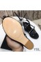 Yves Saint Laurent Cassandra Wedge Espadrilles In Leather Black/Gold