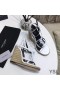 Yves Saint Laurent Cassandra Wedge Espadrilles In Leather White