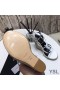 Yves Saint Laurent Cassandra Wedge Espadrilles In Leather White