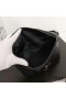 Yves Saint Laurent Classic Monogram Belt Bag In Lambskin Black/Silver