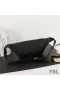 Yves Saint Laurent Classic Monogram Belt Bag In Textured Leather Black/Gold