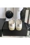 Yves Saint Laurent Court Classic Sneakers In Embroidered Leather with Silver Logo White/Silver