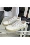 Yves Saint Laurent Court Classic Sneakers In Stars Embroidered Leather White