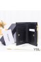 Yves Saint Laurent Fragments Zipped Bifold Wallet In Grained Matelasse Leather Black/Gold