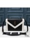 Yves Saint Laurent Gaby Satchel In Quilted Lambskin Black/White