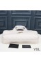 Yves Saint Laurent Icare Maxi Shopping Bag In Quilted Lambskin White/Gold