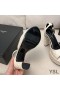 Yves Saint Laurent Jodie Platform Sandals In Quilted Leather White