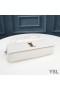 Yves Saint Laurent Kate 99 Chain Bag In Diamond-Quilted Lambskin White/Gold