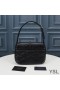 Yves Saint Laurent LE 57 Hobo Bag In Quilted Lambskin Black/Gold