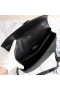 Yves Saint Laurent Large Classic College Chain Bag In Matelasse Leather Black
