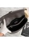 Yves Saint Laurent Large Classic College Chain Bag In Matelasse Leather Grey/Silver