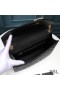 Yves Saint Laurent Large Envelope Chain Bag In Mixed Grained Matelasse Leather Black/Gold