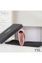 Yves Saint Laurent Large Gaby Flap Wallet In Quilted Lambskin Pink/Gold