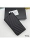Yves Saint Laurent Large Monogram Zip Around Wallet In Grained Matelasse Leather Black