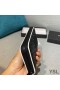 Yves Saint Laurent Large Monogram Zip Around Wallet In Grained Matelasse Leather Black/White