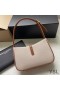 Yves Saint Laurent Le 5 A 7 Hobo Bag In Canvas Beige/Brown