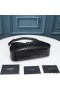 Yves Saint Laurent Le 5 A 7 Hobo Bag In Crocodile-Embossed Shiny Leather Black/Gold