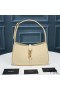 Yves Saint Laurent Le 5 A 7 Hobo Bag In Smooth Leather Apricot/Gold