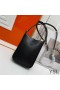 Yves Saint Laurent Le 5 A 7 Vertical Pouch In Smooth Leather Black/Gold