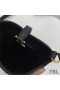 Yves Saint Laurent Le 5 A 7 Vertical Pouch In Smooth Leather Black/Gold