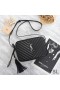 Yves Saint Laurent Lou Camera Bag In Matelasse Leather Black/Silver