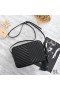 Yves Saint Laurent Lou Camera Bag In Matelasse Leather Black/Silver