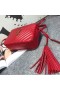 Yves Saint Laurent Lou Camera Bag In Matelasse Leather Red/Gold