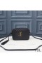 Yves Saint Laurent Lou Camera Bag In Quilted Leather Black/Gold