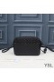 Yves Saint Laurent Lou Camera Bag In Quilted Leather Black/Silver