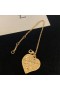 Yves Saint Laurent Love Heart Bracelet In Metal Gold