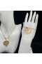 Yves Saint Laurent Love Heart Bracelet In Metal Gold