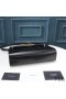 Yves Saint Laurent Manhattan Shoulder Bag In Smooth Leather Black/Gold