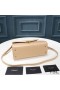 Yves Saint Laurent Medium Cassandra Top Handle Bag In Grained Leather Apricot/Gold