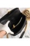 Yves Saint Laurent Medium Classic College Chain Bag In Matelasse Leather Black/Gold