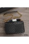 Yves Saint Laurent Medium College Chain Bag In Studded Matelasse Leather Black/Gold