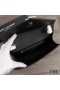 Yves Saint Laurent Medium Envelope Chain Bag In Mixed Grained Matelasse Leather Black/Silver
