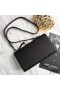 Yves Saint Laurent Medium Kate Bag In Textured Leather Black