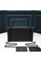 Yves Saint Laurent Medium Kate Chain Bag In Grained Leather Black/White